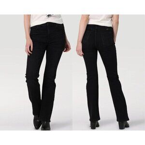 Wrangler Women's Black High Rise Bold Boot Jeans Size 2 x 32 NWT